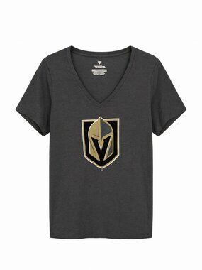 Fanatics V-Neck Tee 0X Dark Gray